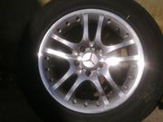 Продам колеса диски Mercedes R16 5X112 резина летняя Nokian 225/60